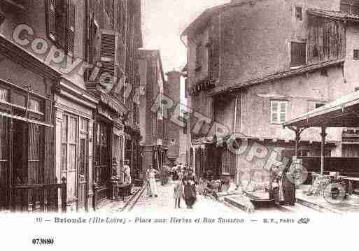 Ville de BRIOUDE, carte postale ancienne