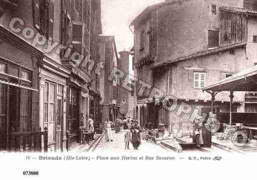 Ville de BRIOUDE, carte postale ancienne