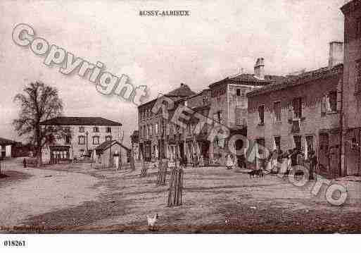 Ville de BUSSYALBIEUX, carte postale ancienne