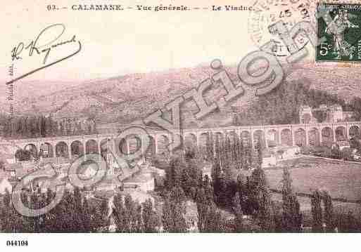 Ville de CALAMANE, carte postale ancienne