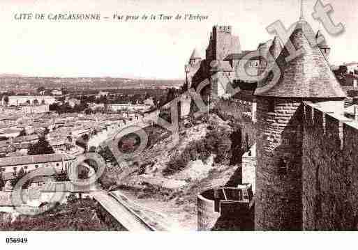 Ville de CARCASSONNE, carte postale ancienne