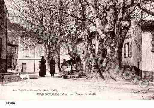 Ville de CARNOULES, carte postale ancienne