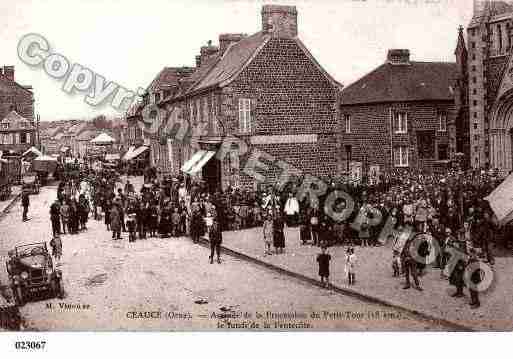 Ville de CEAUCE, carte postale ancienne