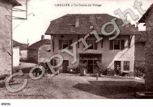 Ville de CHALLEX, carte postale ancienne