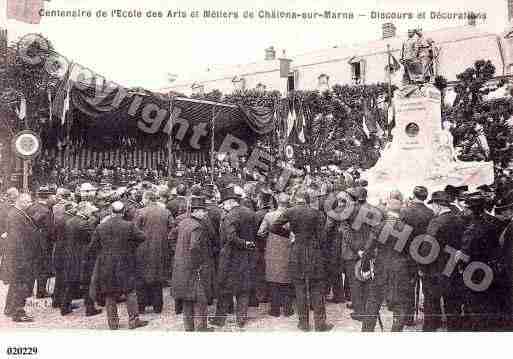 Ville de CHALONSSURMARNE, carte postale ancienne