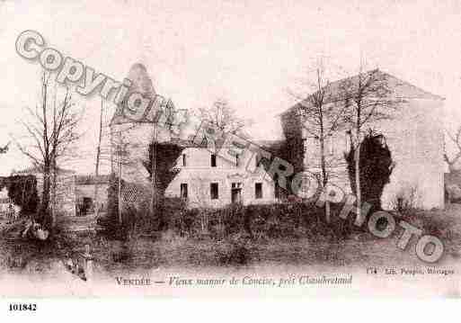 Ville de CHAMBRETAUD, carte postale ancienne