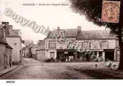 Ville de CHANGE, carte postale ancienne