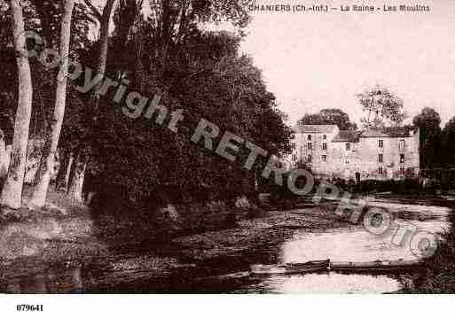 Ville de CHANIERS, carte postale ancienne