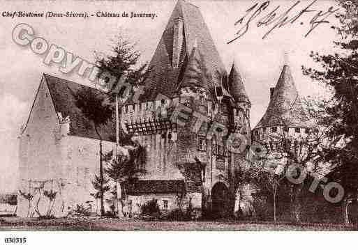 Ville de CHEFBOUTONNE, carte postale ancienne