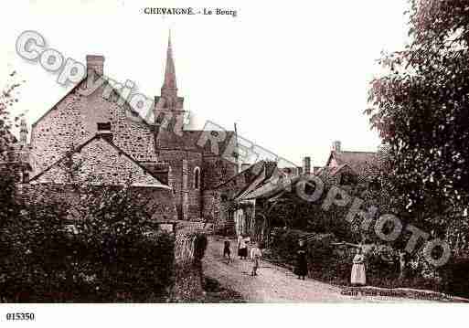 Ville de CHEVAIGNE, carte postale ancienne