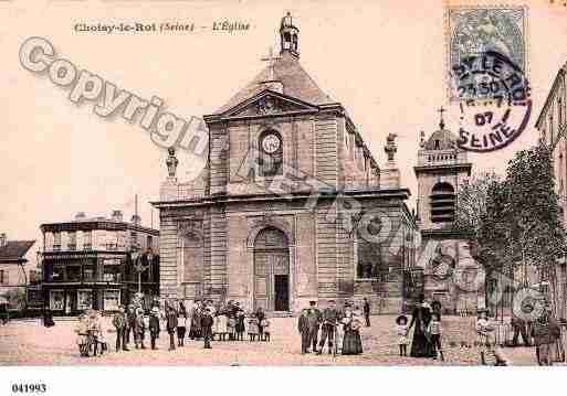 Ville de CHOISYLEROI, carte postale ancienne