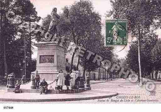 Ville de CHOISYLEROI, carte postale ancienne