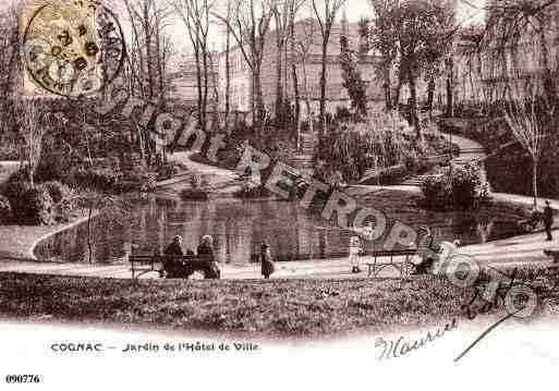 Ville de COGNAC, carte postale ancienne