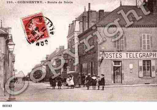 Ville de COMMENTRY, carte postale ancienne