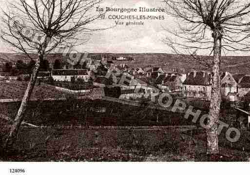 Ville de COUCHES, carte postale ancienne