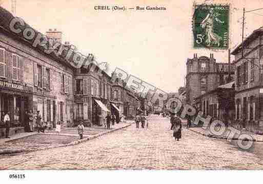 Ville de CREIL, carte postale ancienne Ville de CREIL, carte postale ancienne