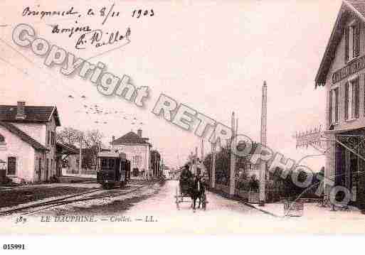 Ville de CROLLES, carte postale ancienne