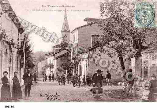 Ville de ESPALAIS, carte postale ancienne