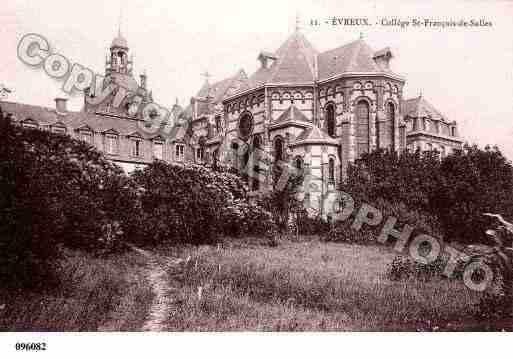 Ville de EVREUX, carte postale ancienne