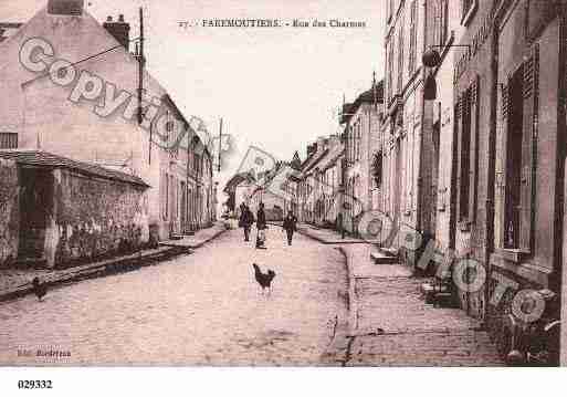 Ville de FAREMOUTIERS, carte postale ancienne