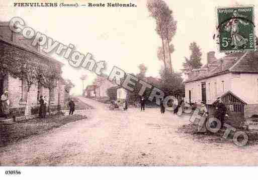 Ville de FIENVILLERS, carte postale ancienne