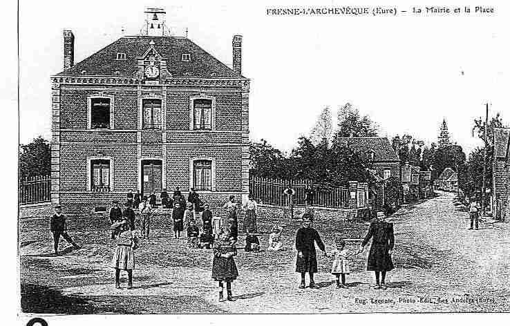 Ville de FRESNEL'ARCHEVEQUE, carte postale ancienne