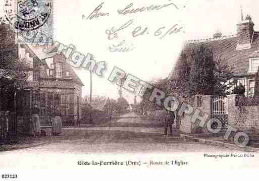 Ville de GLOSLAFERRIERE, carte postale ancienne