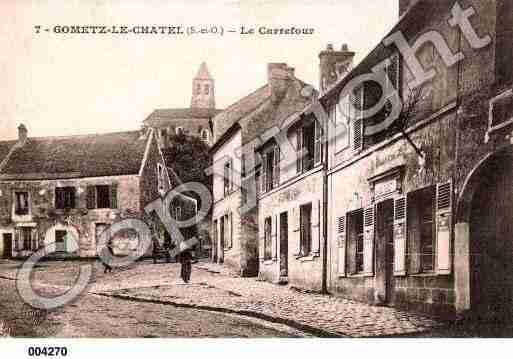 Ville de GOMETZLECHATEL, carte postale ancienne