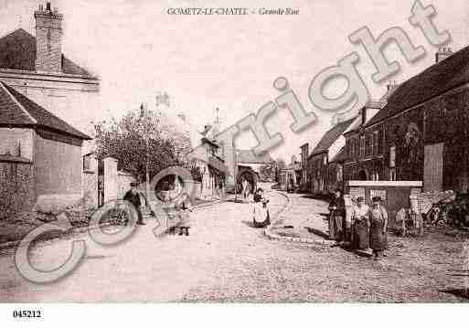 Ville de GOMETZLECHATEL, carte postale ancienne