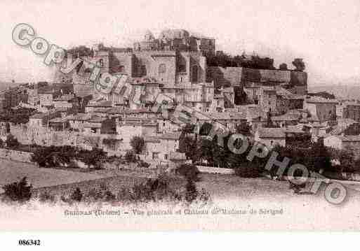 Ville de GRIGNAN, carte postale ancienne