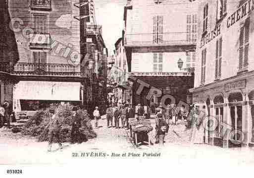 Ville de HYERES, carte postale ancienne