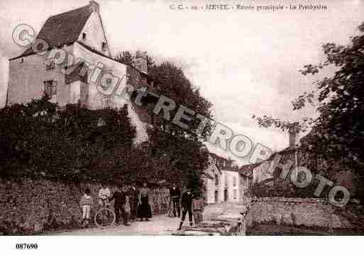 Ville de IZESTE, carte postale ancienne