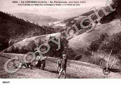 Ville de LALOUVESC, carte postale ancienne