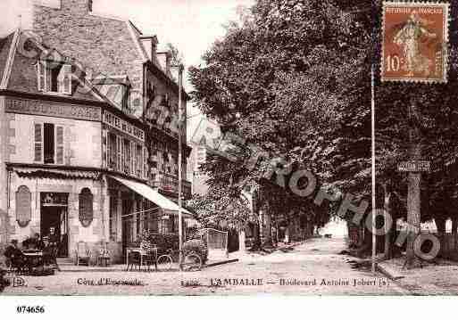 Ville de LAMBALLE, carte postale ancienne