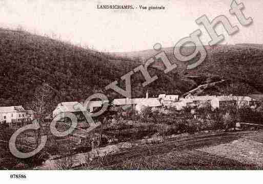 Ville de LANDRICHAMPS, carte postale ancienne