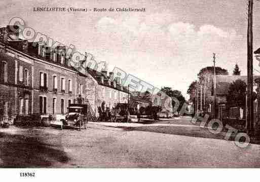 Ville de LENCLOITRE, carte postale ancienne