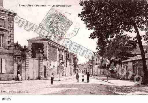 Ville de LENCLOITRE, carte postale ancienne