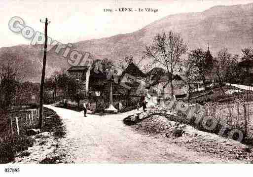 Ville de LEPINLELAC, carte postale ancienne