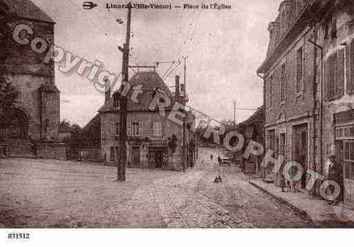 Ville de LINARDS, carte postale ancienne