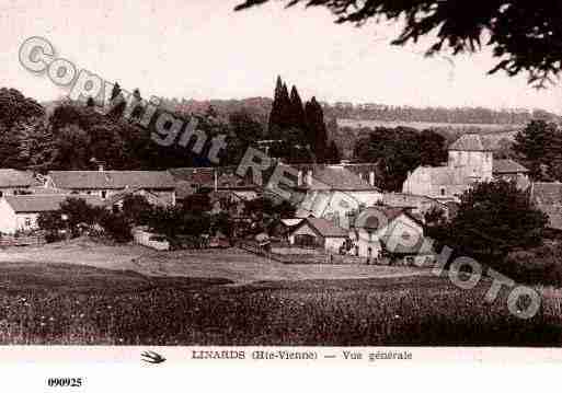 Ville de LINARDS, carte postale ancienne