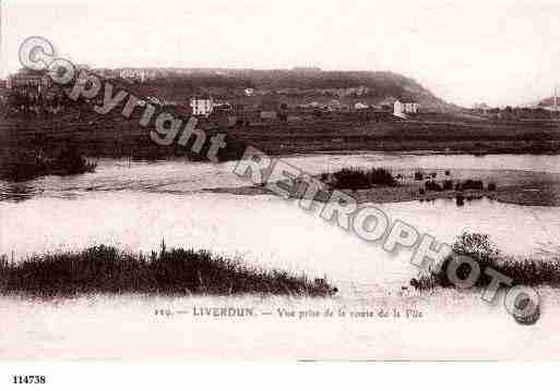 Ville de LIVERDUN, carte postale ancienne