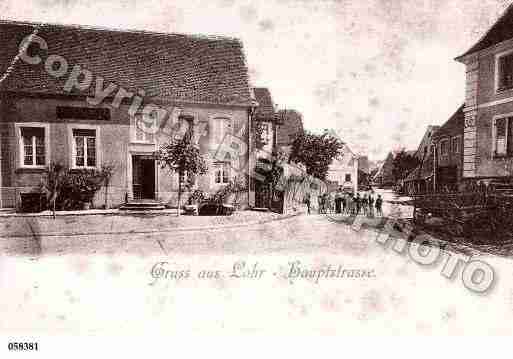 Ville de LOHR, carte postale ancienne