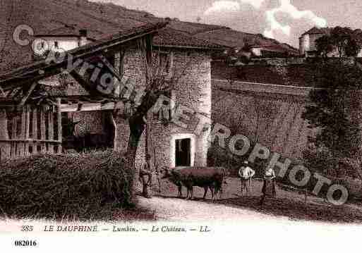 Ville de LUMBIN, carte postale ancienne