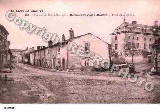 Ville de MAIDIERES, carte postale ancienne