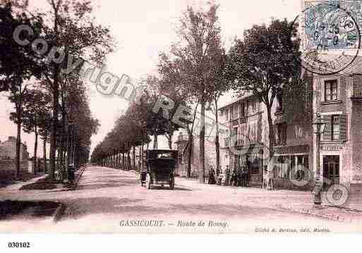 Ville de MANTES, carte postale ancienne