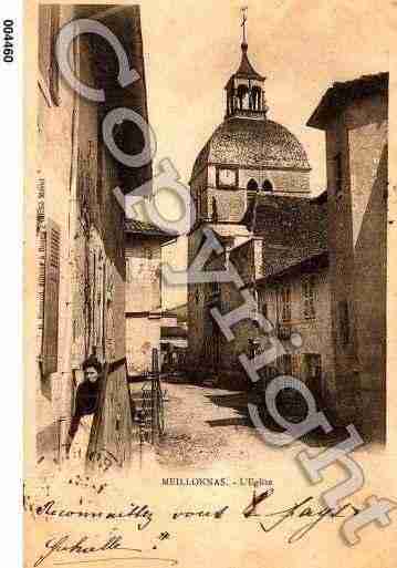 Ville de MEILLONNAS, carte postale ancienne
