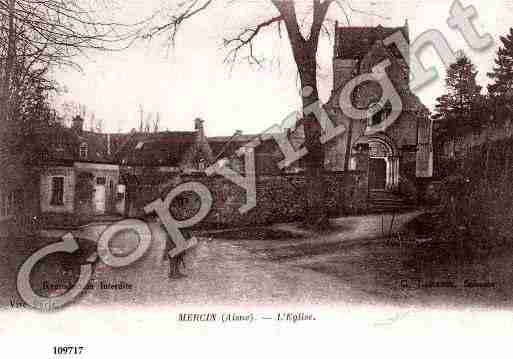 Ville de MERCINETVAUX, carte postale ancienne