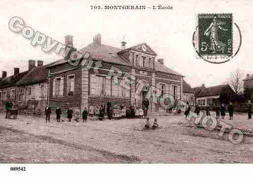 Ville de MONTGERAIN, carte postale ancienne Ville de MONTGERAIN, carte postale ancienne