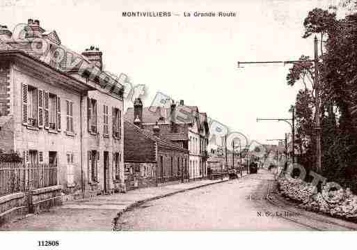 Ville de MONTIVILLIERS, carte postale ancienne