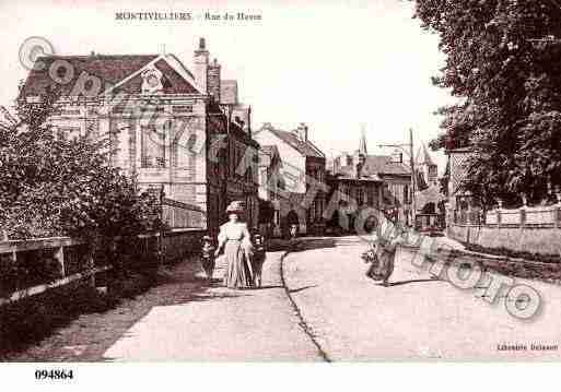 Ville de MONTIVILLIERS, carte postale ancienne